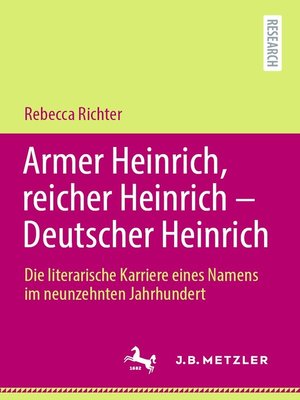 cover image of Armer Heinrich, reicher Heinrich--Deutscher Heinrich